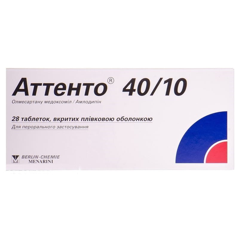 Buy Attento Other 40 mg + 10 mg, 28 tabssummer
