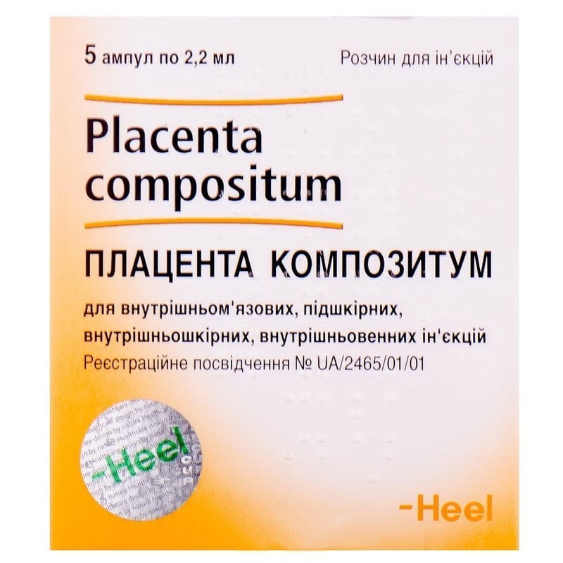 Buy Placenta compositum ampoules 5 ampoules of 2.2 ml
