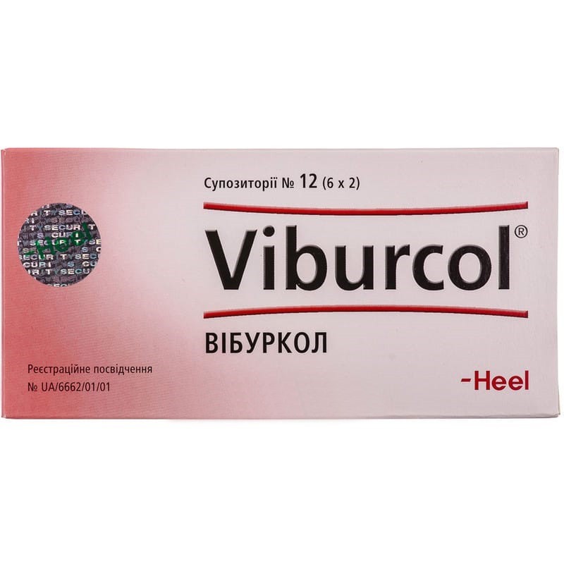 Buy Viburcol Suppositories 6 suppositories