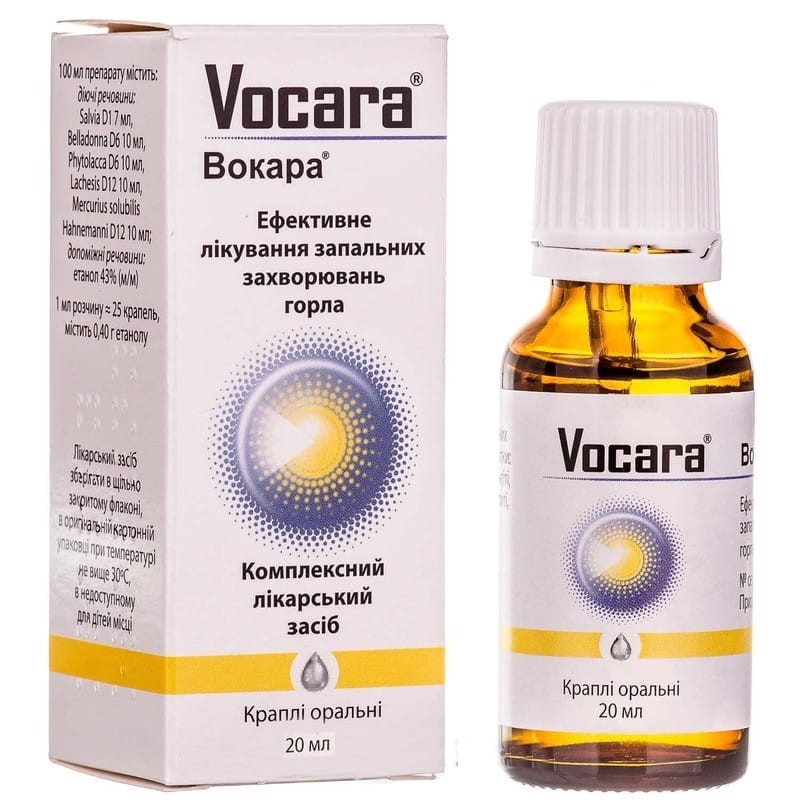 Buy Vocara Drops (Bottle) 20 ml
