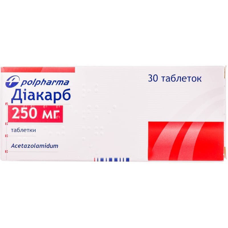 Buy Diacarb Tablets 250 mg, 30 tablets