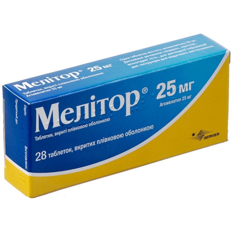 Buy Melitor Tablets 25 mg, 28 tablets