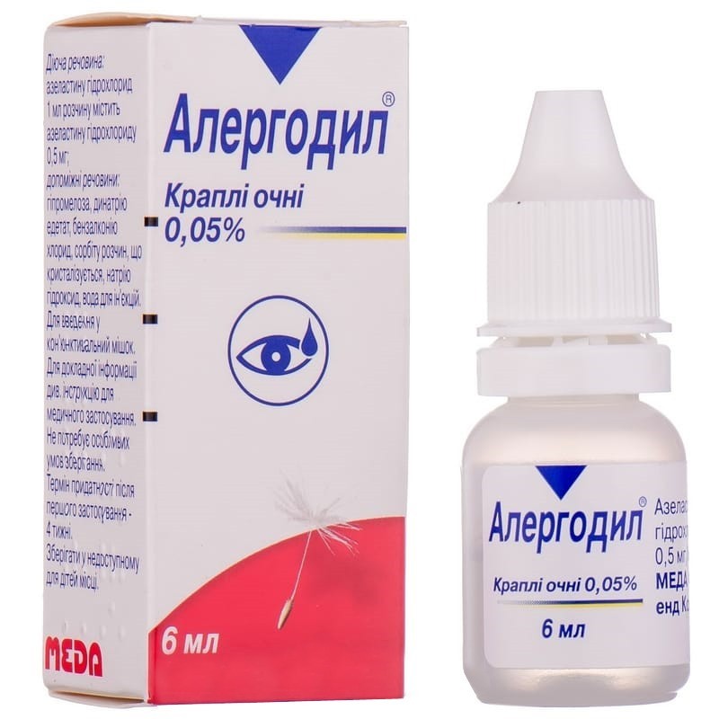 Buy Allergodil Drops (Bottle) 0.5 mg/ml, 6 ml