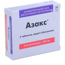 Buy Azax Tablets 500 mg, 3 tablets