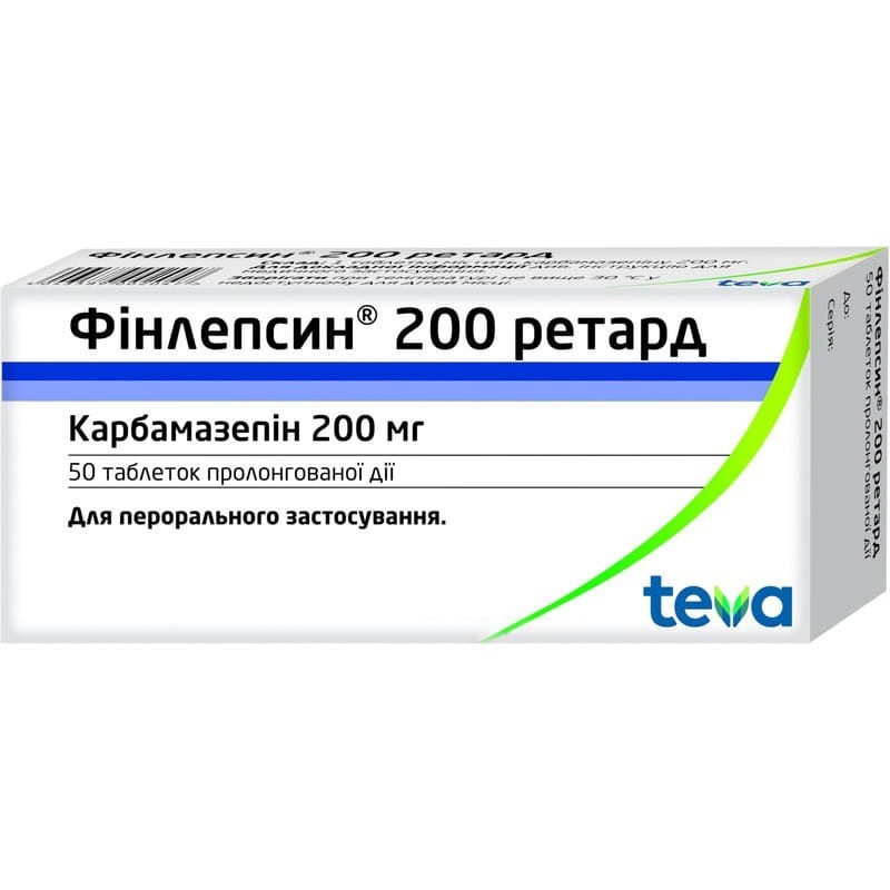 Buy Finlepsin Tablets 200 mg, 50 tablets