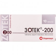 Buy Zotek Tablets 200 mg, 10 tablets