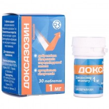 Buy Doxazosin Tablets 1 mg, 30 pcs