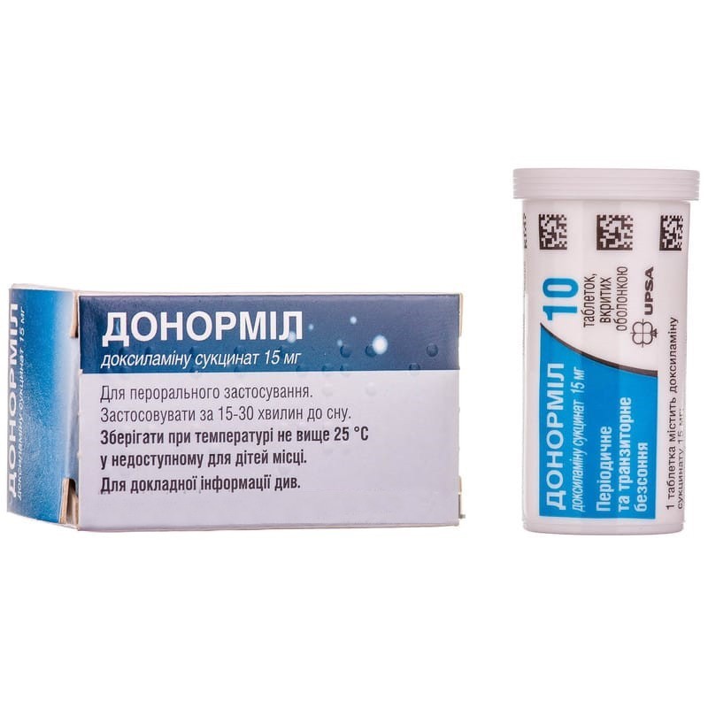 Buy Donormyl Tablets 15 mg, 10 tablets