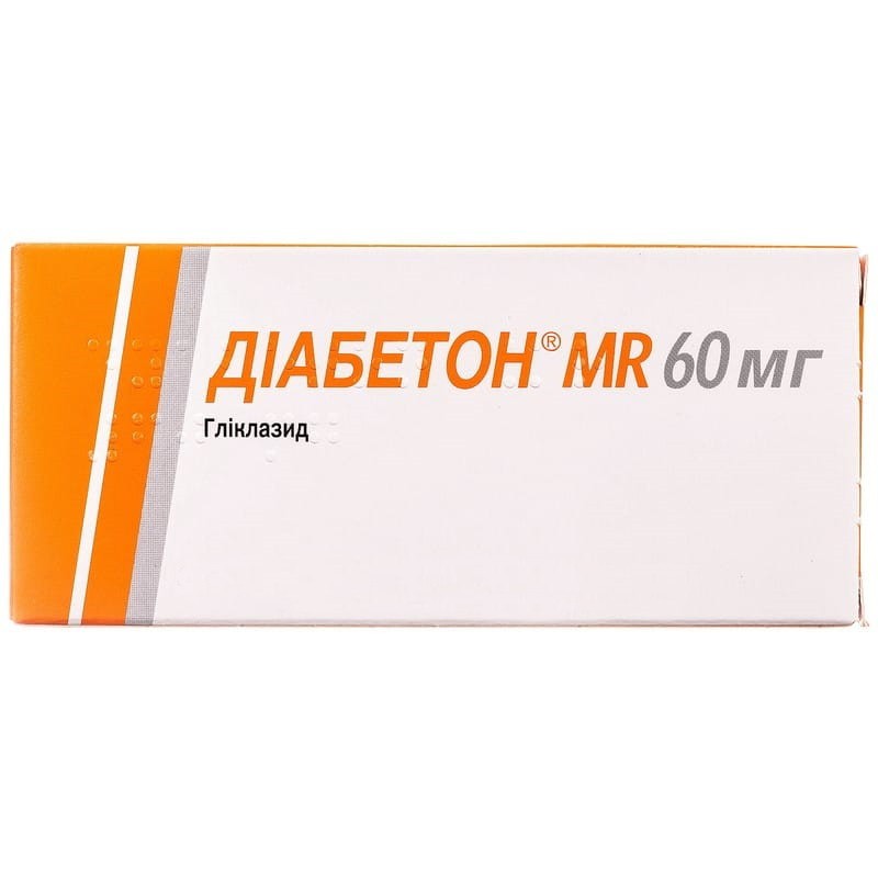 Buy Diabeton Tablets 60 mg, 30 tablets