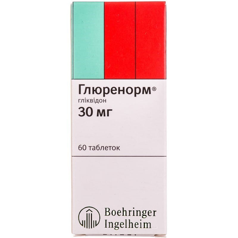 Buy Glurenorm Tablets 30 mg, 60 tablets