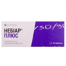 Buy Nebar Plus Tablets 5 mg + 12.5 mg, 30 tablets
