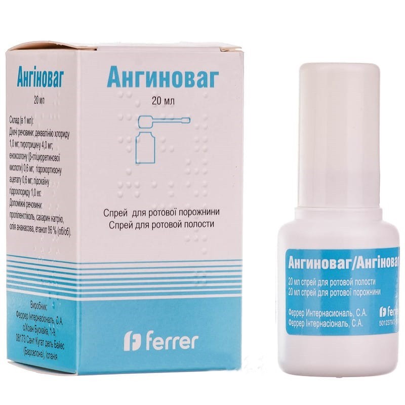 Buy Anginovag Spray 20 ml