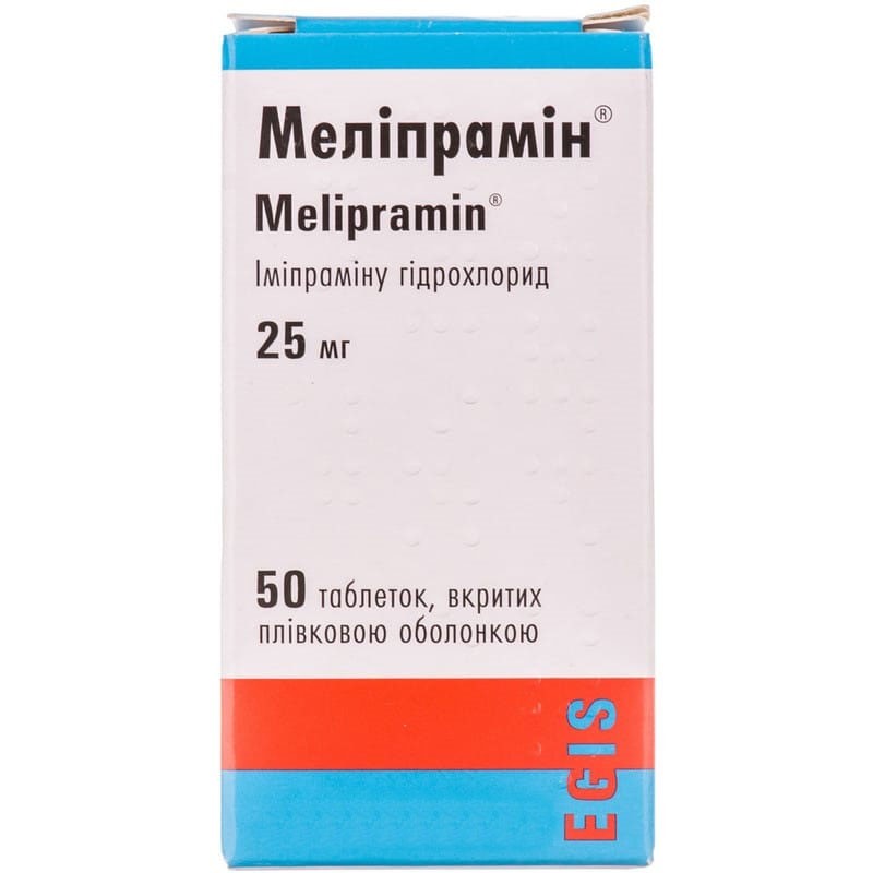 Buy Melipramine Tablets 25 mg, 50 tablets
