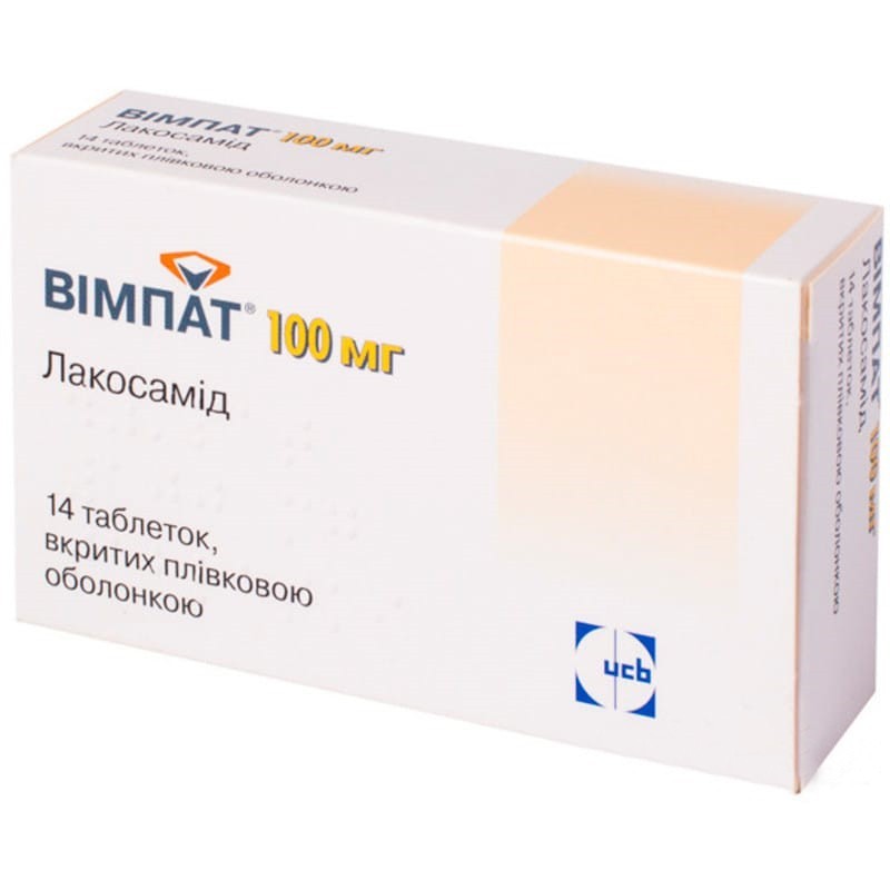 Buy Vimpat Tablets 100 mg, 14 tablets