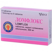 Buy Lomflox Tablets 400 mg, 20 tablets
