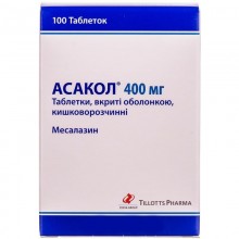 Buy Asacol Tablets 400 mg, 100 tablets