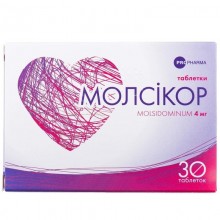 Buy Molsicor Tablets 4 mg, 30 tablets
