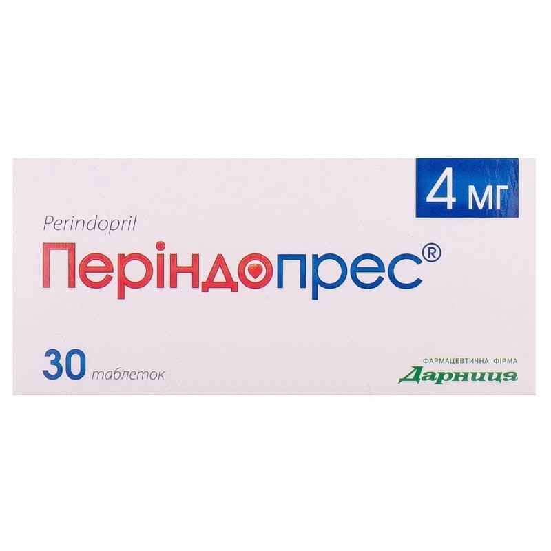 Buy Perindopres Tablets 4 mg, 30 tablets