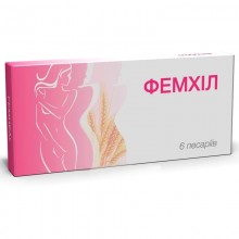 Buy Femhil Suppositories 600 mg, 6 pessaries