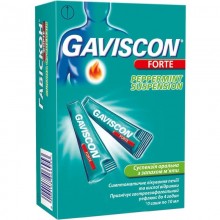 Buy Gaviscon Liquid (Package) 500 mg + 100 mg, 20 sachets of 10 ml
