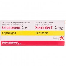 Buy Serdolect Tablets 4 mg, 30 tablets