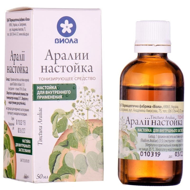 Buy Aralia tincture Bottle 50 ml