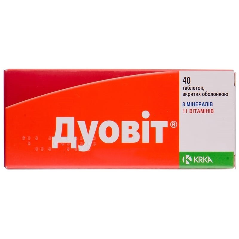 Buy Duovit Tablets 40 tablets