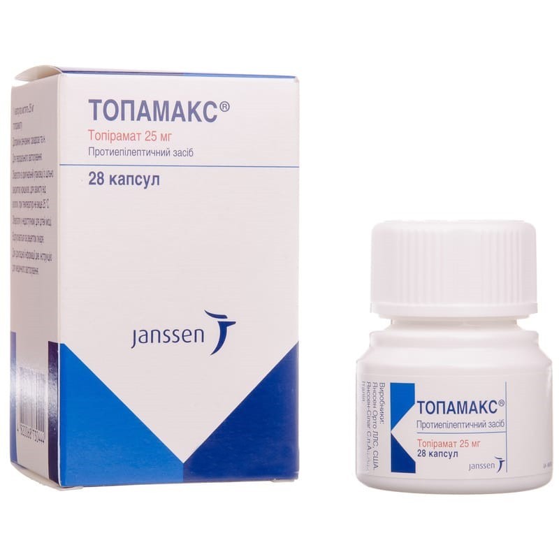 Buy Topamax Capsules 25 mg, 28 capsules
